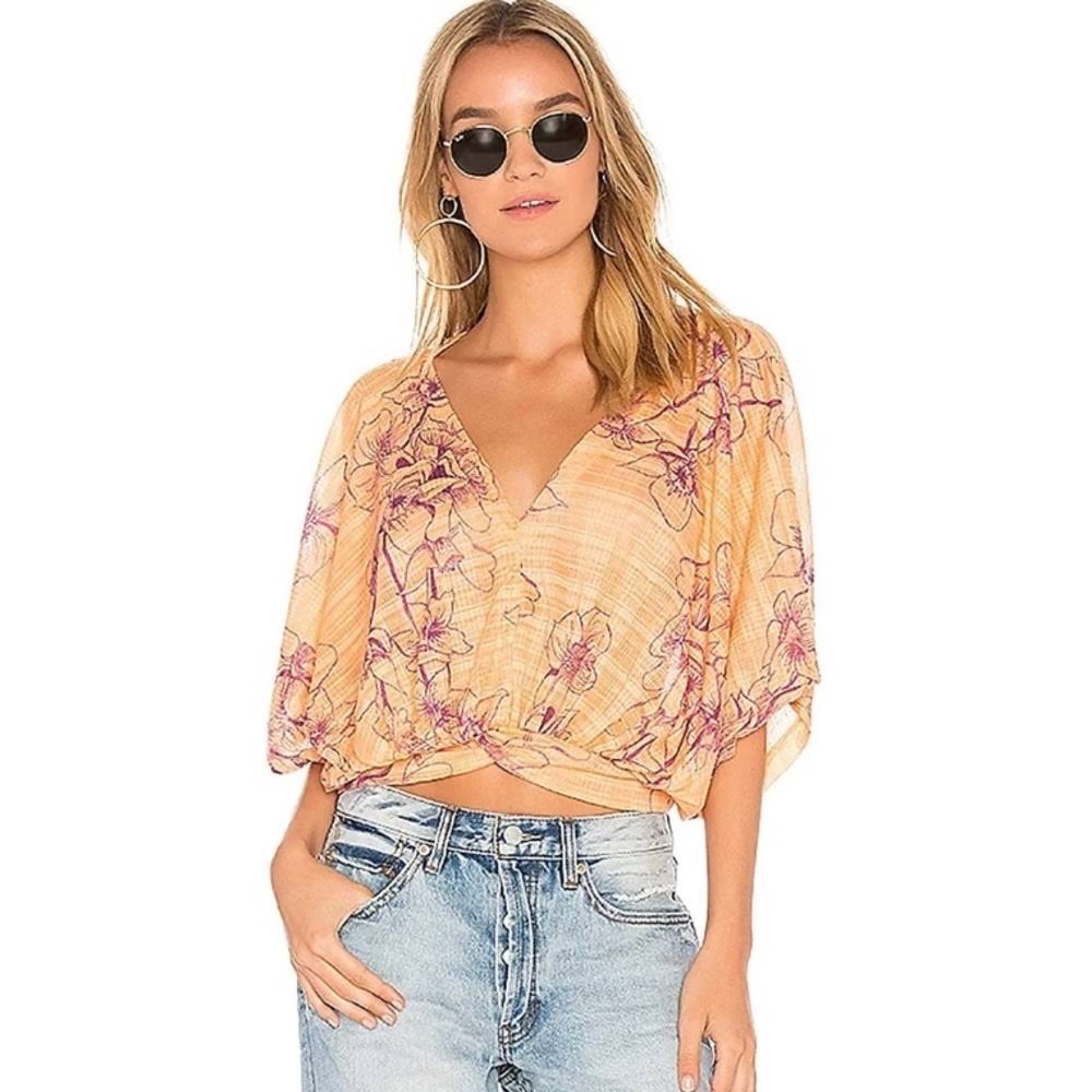 Free People One Dance Top in Coral. size medium - Picture 2 of 8